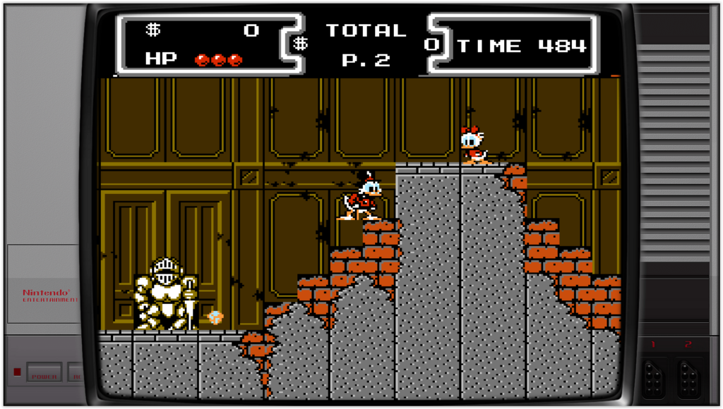 ducktales sur nes, Zaza la niece de Picsou est présente en Transylvanie
