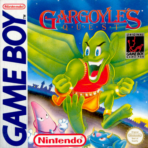 couverture du jeu gargoyle's quest sur game boy, version européenne
